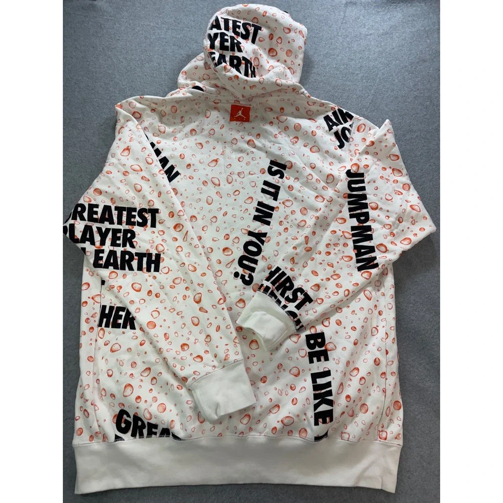 Jordan Gatorade Be Like Mike Hoodie White Orange AH7913-100 XL - Picture 9 of 11